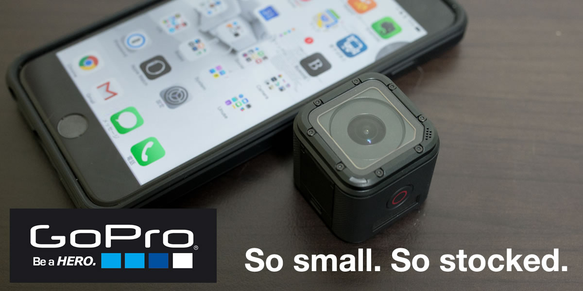 GoProの最新モデル「GoPro HERO4 Session」を使ってみた